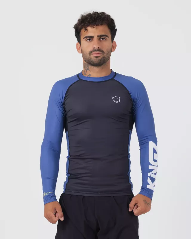 KINGZ: RANKED PERFORMANCE VS L/S RASHGUARD - BLUE