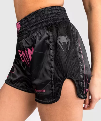 VENUM: TACTICAL XT WOMEN'S MUAY THAI SHORTS - SVART/GRÅ