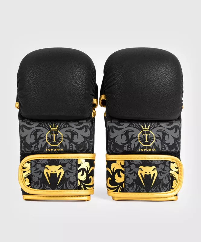 VENUM: x ILIA TOPURIA UNMATCHED MMA SPARRING HANDSKAR - SVART/GULD