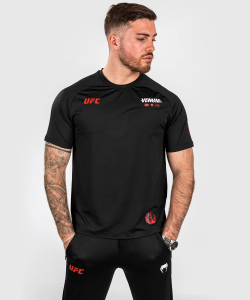 VENUM: UFC ADRENALINE FIGHT WEEK MEN'S DRY TECH T-SHIRT - SVART