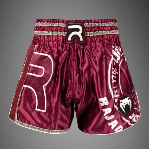 VENUM: X RAJADAMNERN MUAY THAI SHORTS - BURGUNDY