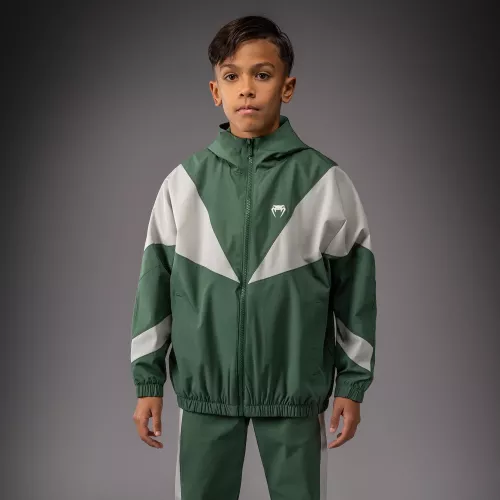 VENUM: VECTRA KIDS TRACK JACKETS - FOREST / OFF / WHITE / GREEN