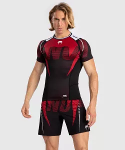 VENUM: ADRENALINE MEN'S SHORT SLEEVE RASHGUARD - RED