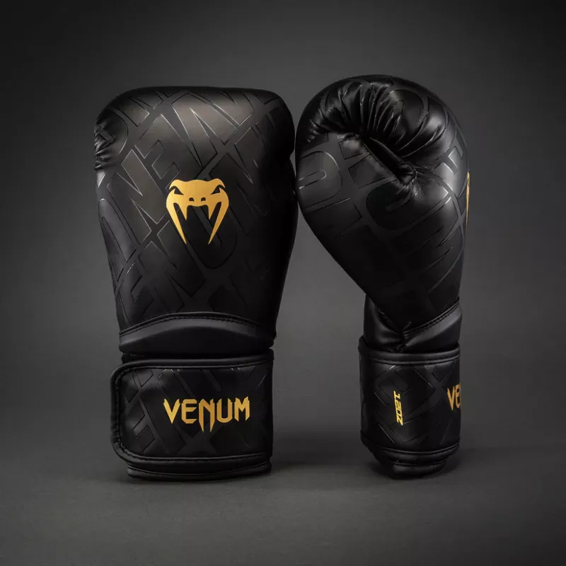 VENUM: CONTENDER 1.5 XT 3D BOXNINGSHANDSKAR - SVART/ GULD