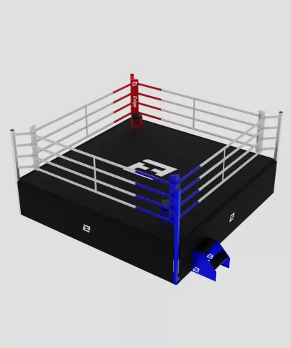 BOXING COMPETITION RING PLAIN CANVAS, CORNER PADS & SKIRTS