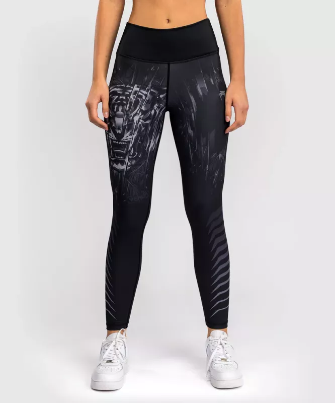 VENUM: TIGER WOMEN'S LEGGINGS - BLACK/SILVER