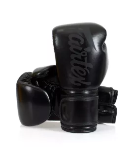 FAIRTEX: BOXNINGSHANDSKAR BGV14  - SVART/SVART