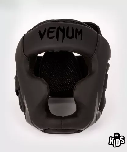 VENUM: CHALLENGER KIDS HEADGEAR - BLACK/BLACK