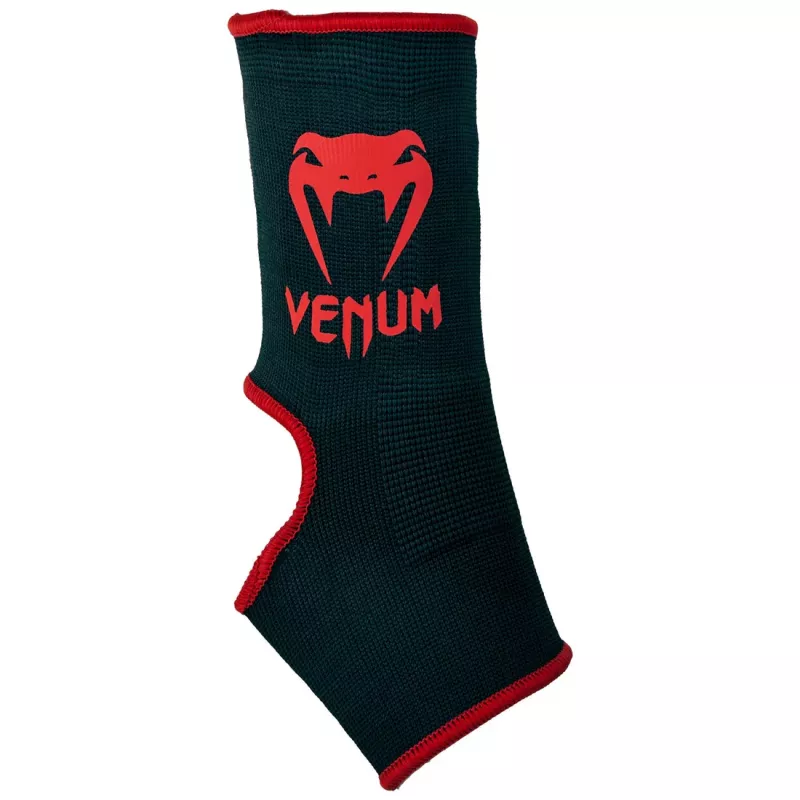 VENUM: "KONTACT" ANKLE SUPPORT GUARD - BLACK/RED