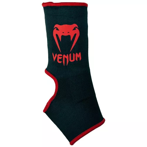 VENUM: "KONTACT" ANKLE SUPPORT GUARD - BLACK/RED