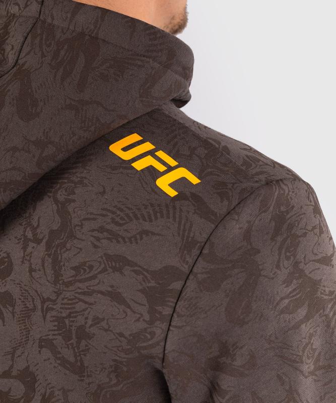 VENUM: UFC FUSION FIGHT WEEK MEN'S PULLOVER HOODIE - EARTHEN BROWN
