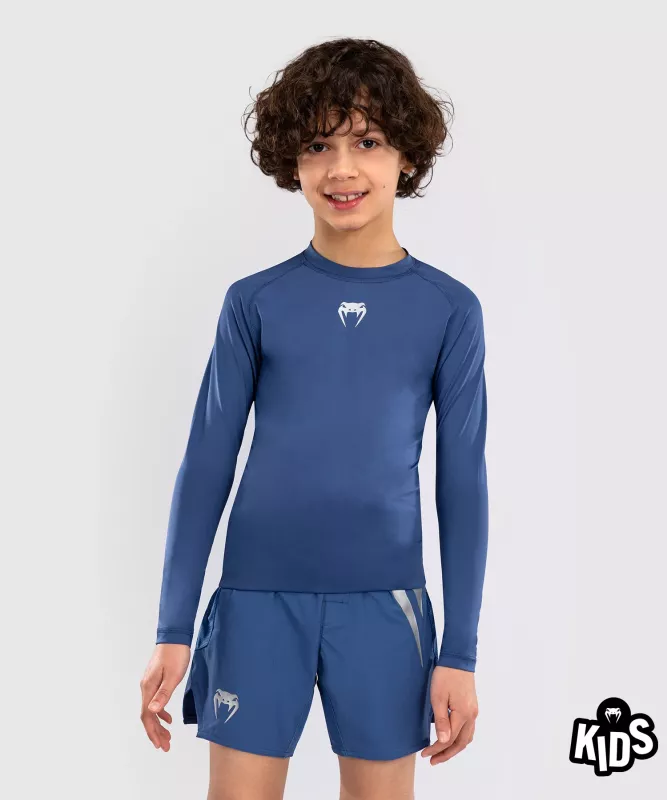 VENUM: CONTENDER KIDS RASHGUARD LÅNGÄRMAD - BLÅ