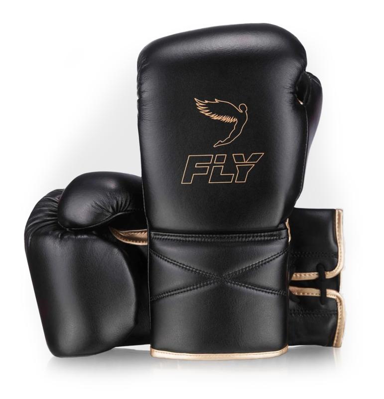 FLY: SUPERLACE X BOXING GLOVES - BLACK/GOLD