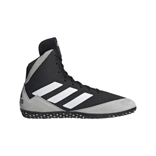 ADIDAS: MAT WIZARD 5 WRESTLING SHOES - BLACK/WHITE