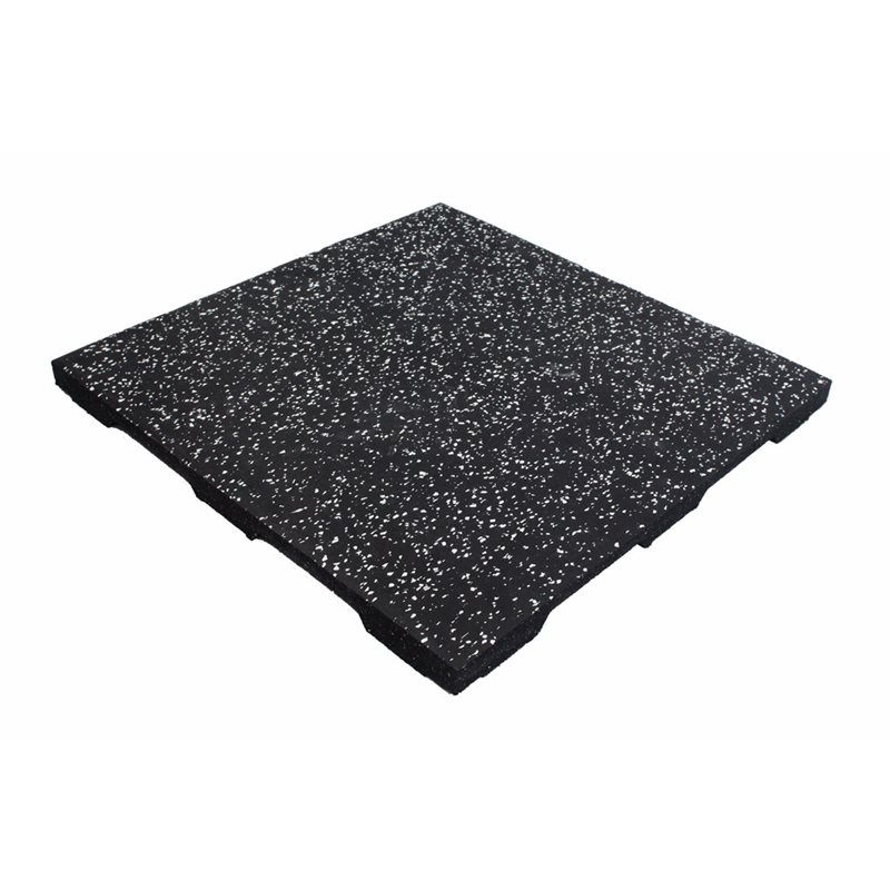 GYM FLOOR 30mm 50X50cm - BLACK/GRAY 4-PACK