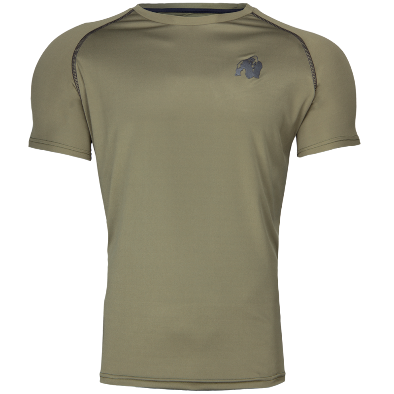 GORILLA WEAR: PERFORMANCE T-SHIRT - ARMY GRÖN