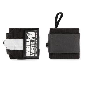 GORILLA WEAR: WRIST WRAPS ULTRA - BLACK/WHITE