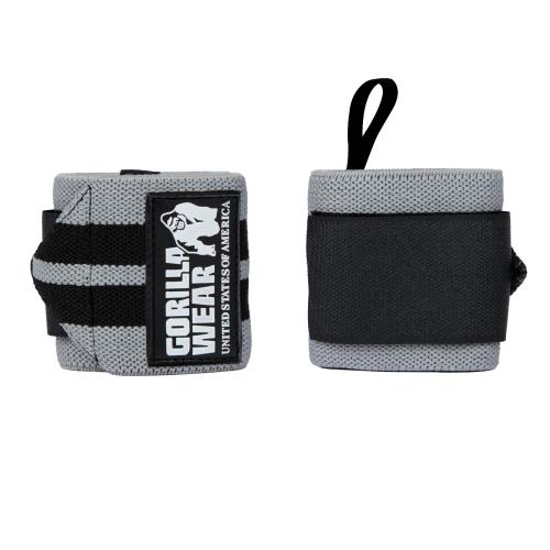 GORILLA WEAR: WRIST WRAPS PRO - GREY/BLACK