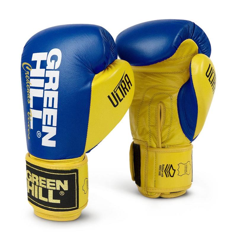 GREEN HILL: ULTRA BOXING GLOVES - BLUE/YELLOW