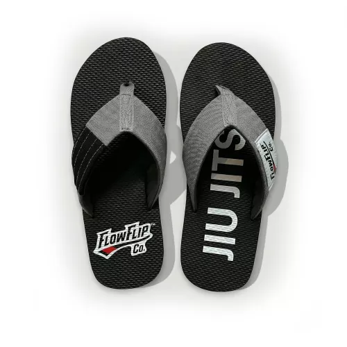FLOWFLIP: JIU JITSU YOUTH GREY BELT FLIP FLOPS