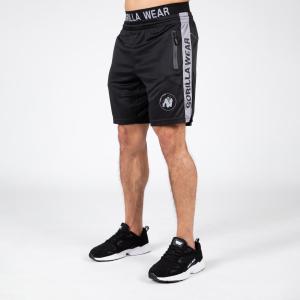 GORILLA WEAR: ATLANTA SHORTS - BLACK/GREY