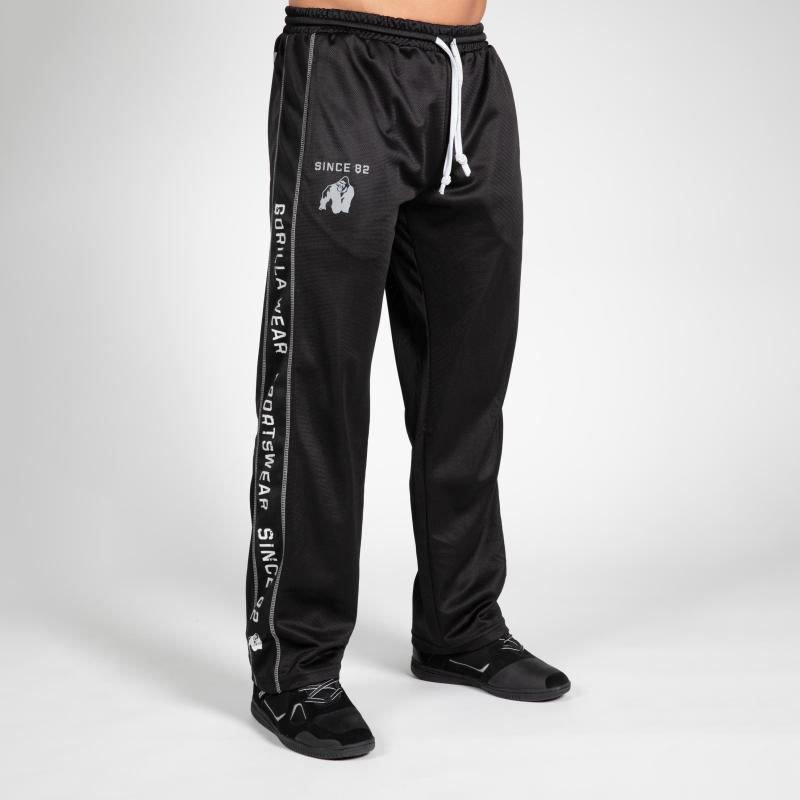 GORILLA WEAR: FUNCTIONAL MESH BYXOR - SVART/VIT