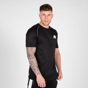 GORILLA WEAR: PERFORMANCE T-SHIRT - BLACK/GREY