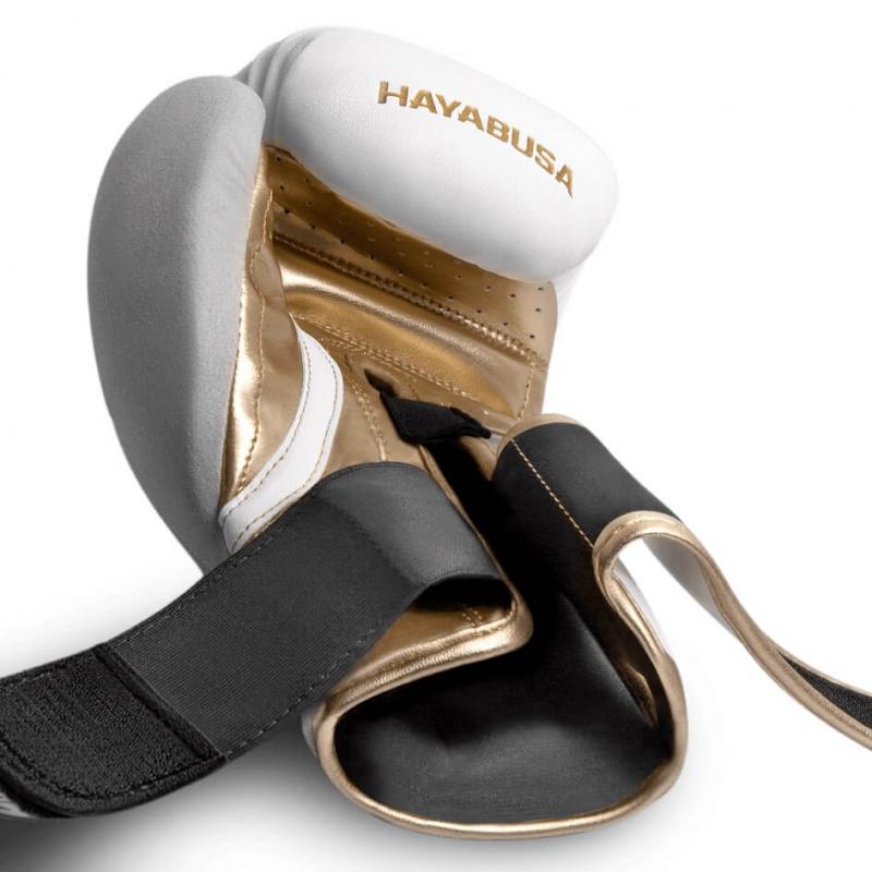 HAYABUSA: T3 BOXNINGSHANDSKAR - VIT/GULD
