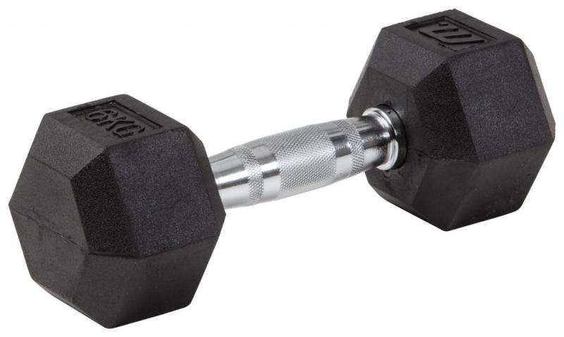 MASTER FITNESS: HEX DUMBELL - 6kg