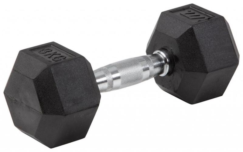 MASTER FITNESS: HEX DUMBELL - 8kg