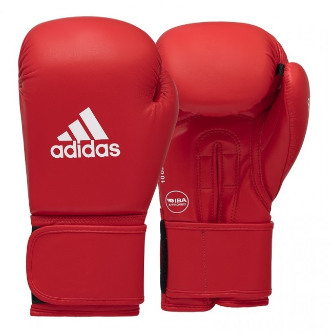ADIDAS: IBA BOXING GLOVES - RED