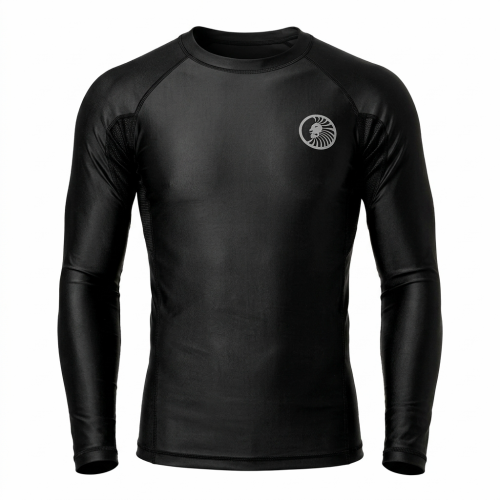 SUPERIOR WEAR: BASE RASHGUARD LONG SLEEVE - BLACK