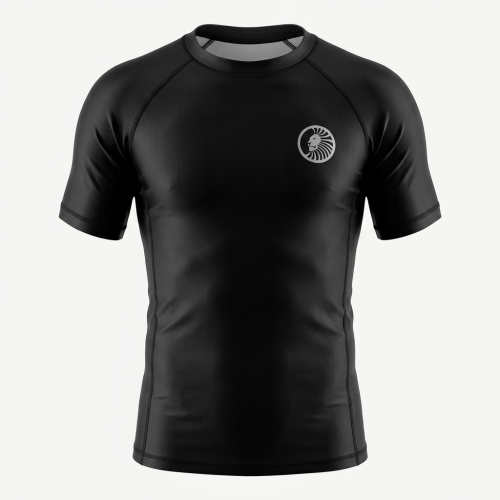 SUPERIOR WEAR: BASE RASHGUARD - BLACK