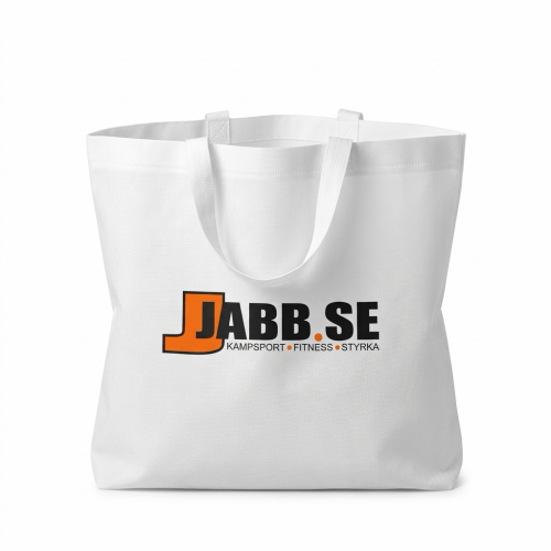 JABB.SE STOR STRAND BAG - VIT
