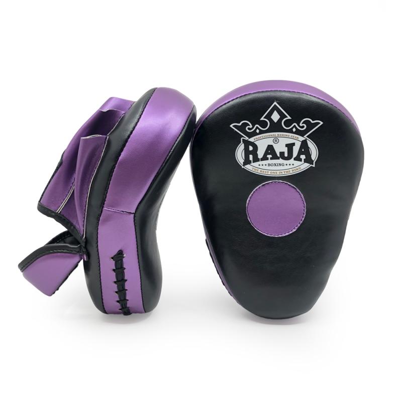 RAJA: FOCUS MITTS SEMI 1 PAIR - BLACK/PURPLE