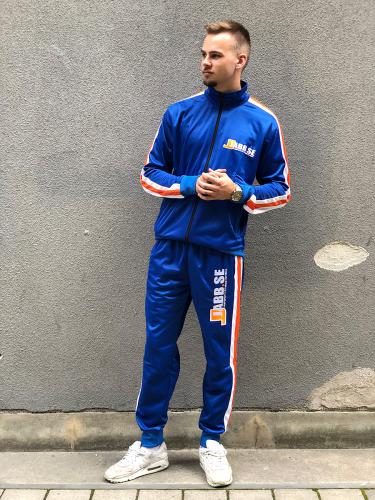 JABB: TRACK BYXOR - BLÅ/VIT/ORANGE