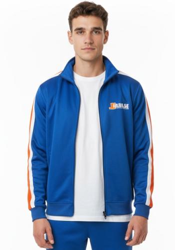 JABB: TRACK JACKET - BLUE/WHITE/ORANGE