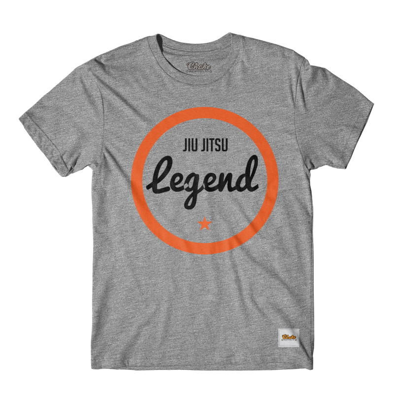 CHOKE REPUBLIC: JIU JITSU LEGEND KIDS T-SHIRT - GRÅ