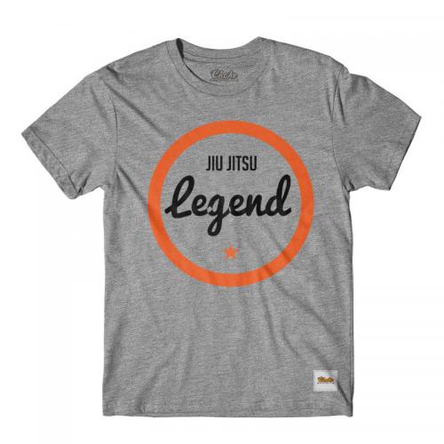 CHOKE REPUBLIC: JIU JITSU LEGEND KIDS T-SHIRT - GRÅ