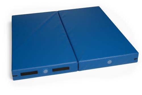 COMPACT Throwing- /Fitness Mat,black, 244 x 150 cm - BLUE