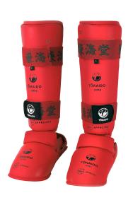 TOKAIDO: KANJI SHIN AND FOOT PROTECTOR WKF - RED