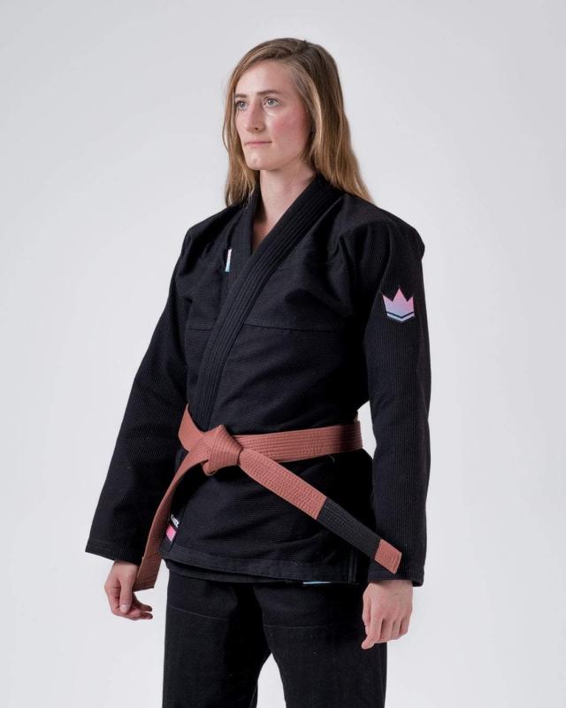 KINGZ: EMPOWERED WOMENS JIU JITSU DRÄKT - SVART