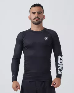 KINGZ: KORE V2 LONG SLEEVE RASHGUARD - BLACK