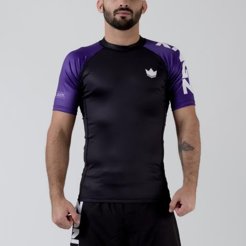 KINGZ: RANKED PERFORMANCE S/S KORTÄRMAD RASHGUARD - LILA