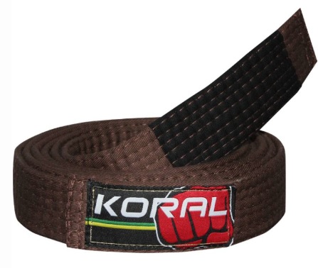 KORAL: BJJ BÄLTE - BRUN