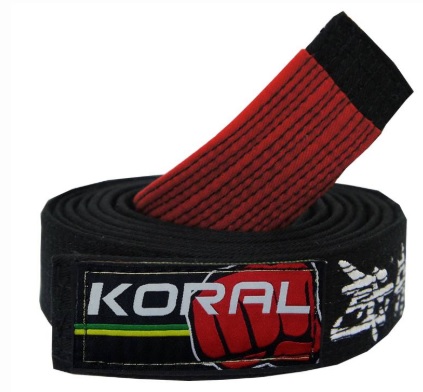 KORAL: BJJ BÄLTE - SVART