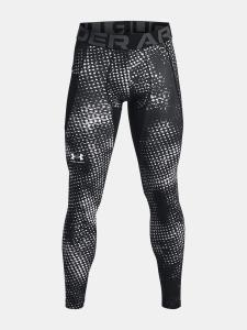 UNDER ARMOUR: HEATGEAR PRINTED TIGHTS - SVART