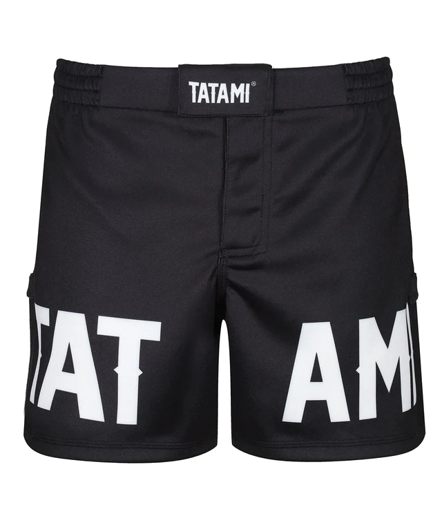TATAMI: RAVEN HIGH CUT GRAPPLING SHORTS - BLACK