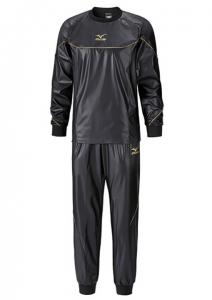 MIZUNO: SAUNA SUIT - BLACK