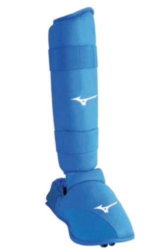 MIZUNO: KARATE BEN OCH FOT SKYDD - BLÅ